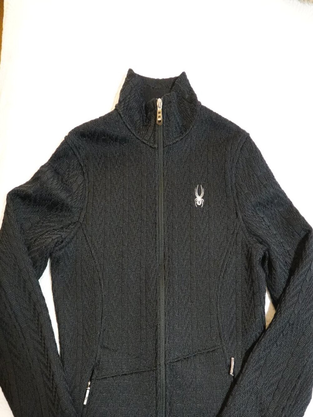 Black Spyder Jacket, Size Small